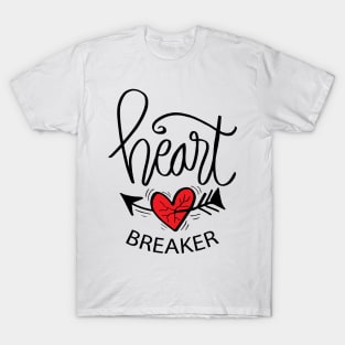 Heart  breaker hand lettering T-Shirt